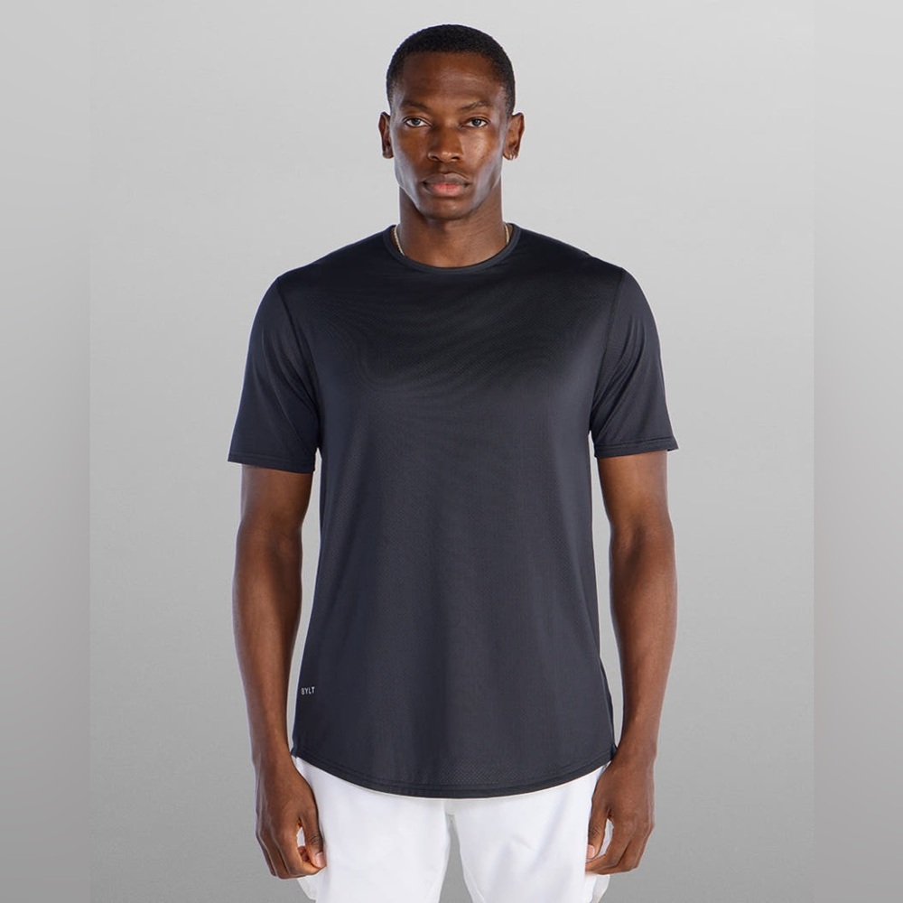 NWT BYLT Performance+ 2.0 Drop-Cut Short Sleeve in Black
